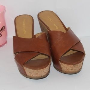 Franco Sarto Wedge Sandal summer Shoe size 7.5
